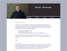 Tablet Screenshot of markhannam.com